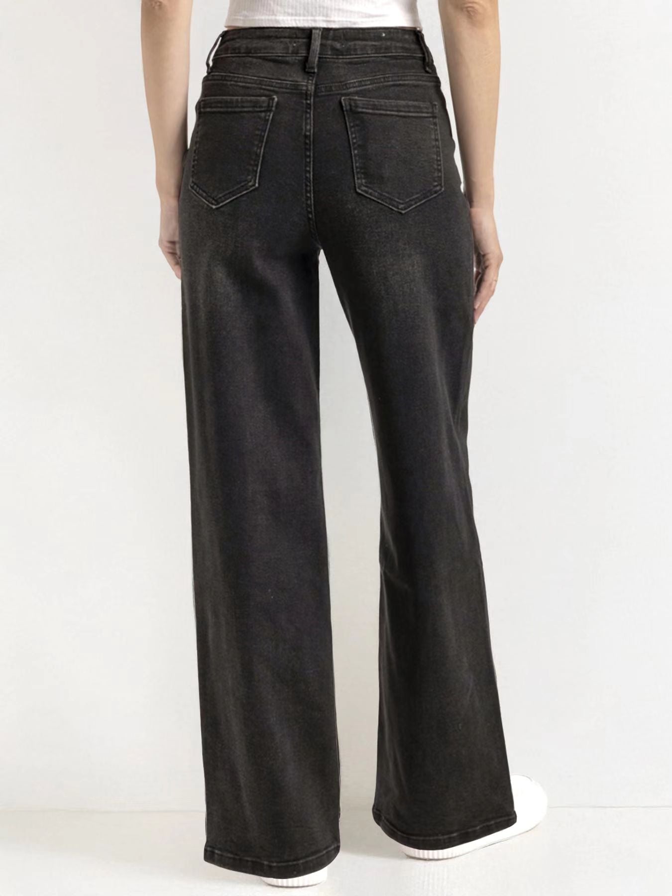 Petite Mid Rise Stretch Denim Jeans