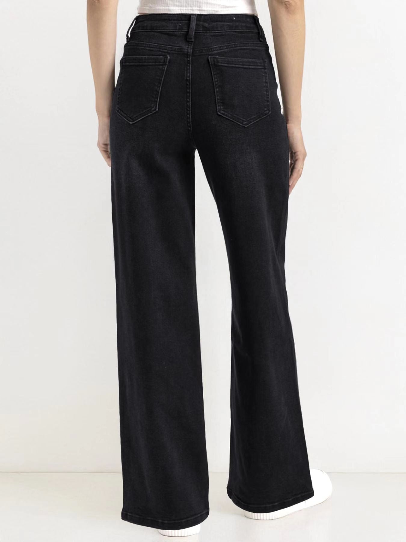 Petite Mid Rise Stretch Denim Jeans