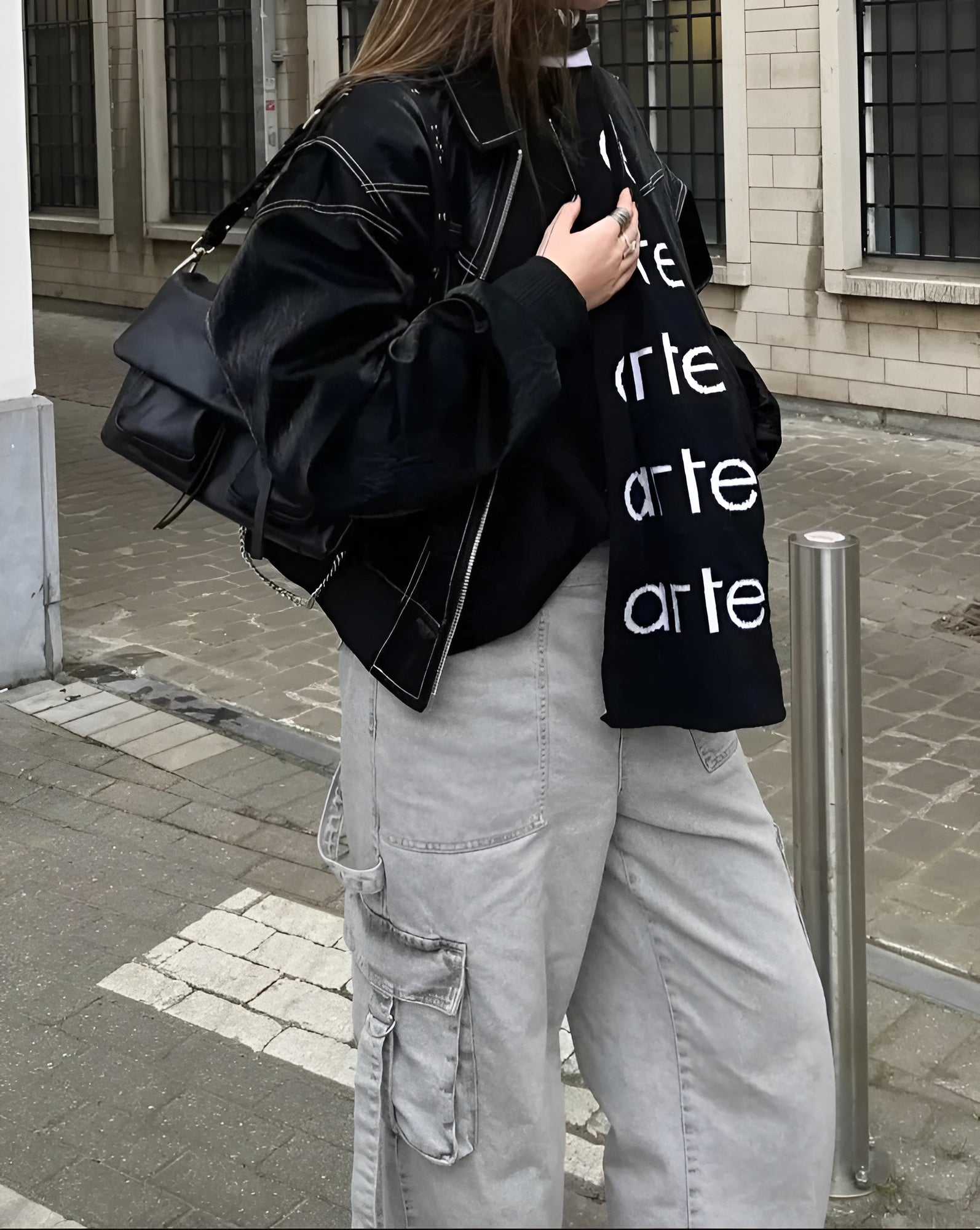 Lexi | Leather Bomber Jacket