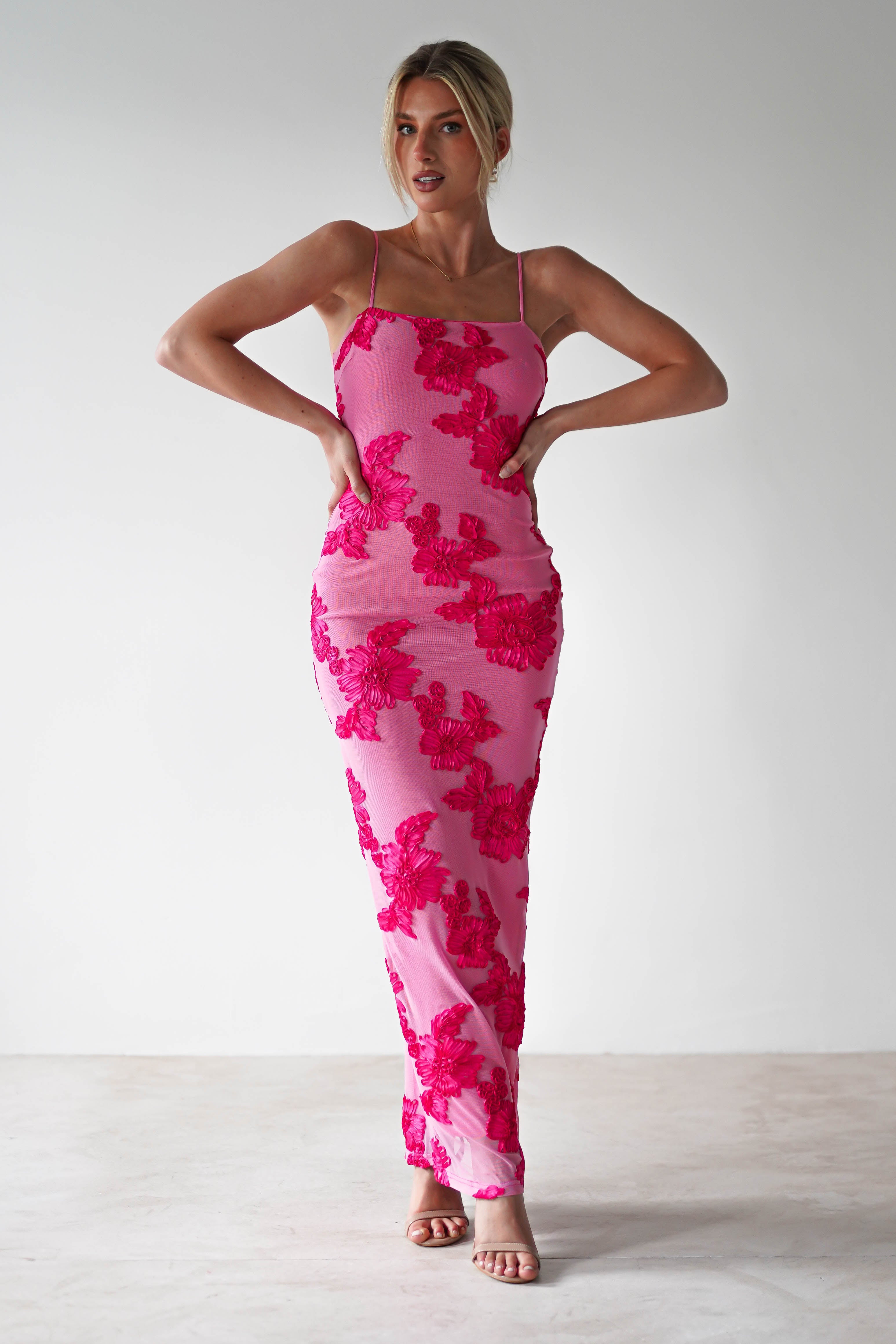 ADORA MAXI | MESH FLORAL