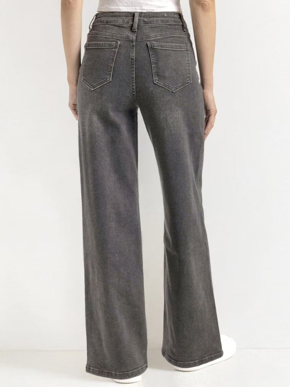 Petite Mid Rise Stretch Denim Jeans